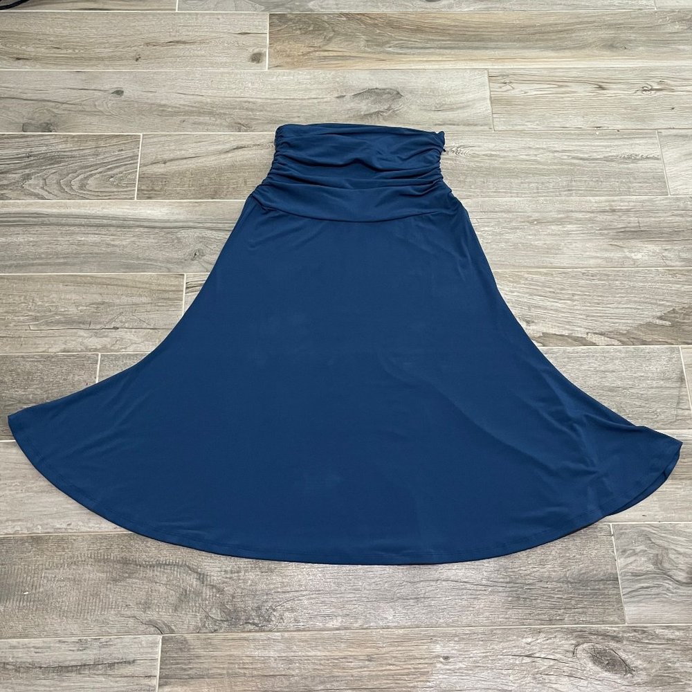 Shape fx blue skirt